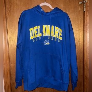 University of Delaware Blue Hens Men's Blue Hooded Sweatshirt perfect condition